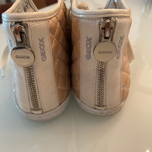Geox gold and cream high tops - Picture 5 of 7